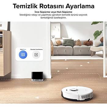 ROBOROCK S8 SONIC MOPPING ALILLI ROBOT SUPURGE S8 BEYAZ S80ULT