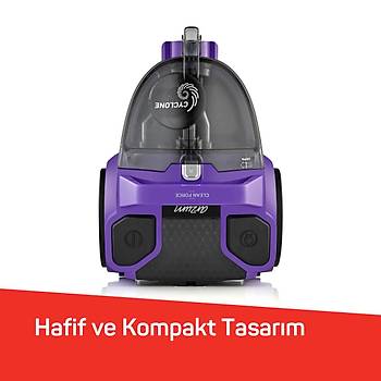 Arzum AR4070 Cleancompact Cyclone Mor 890 W Torbas�z S�p�rge
