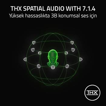 Razer BlackShark V3 Siyah RZ04-05410100-R3M1 HyperSpeed Kablosuz E-Spor Oyuncu Kulakl�k