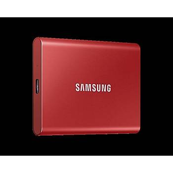 Samsung T7 2TB MU-PC2T0R/WW 1050MB-1000MB/Sn USB 3.2 Gen2 Harici SSD KIRMIZI 3 YIL Samsung TURKIYE Garantili