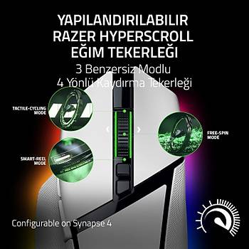 Razer Basilisk V3 Pro Beyaz RZ01-04620200-R3G1 RGB Optik 30K Kablosuz Oyuncu Mouse