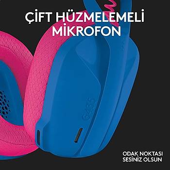Logitech G435 Lightspeed Mavi 981-001062 Kablosuz Oyuncu Kulakl�k