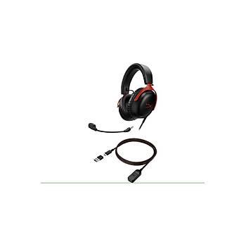 HyperX Cloud III Siyah-K�rm�z� DTS X 727A9AA Kablolu Oyuncu Kulakl���