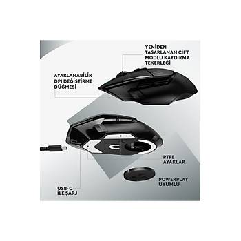 Logitech G502 X 910-006181 Siyah Lightspeed Hero 25K Sarjli Optik Kablosuz Oyuncu Mouse