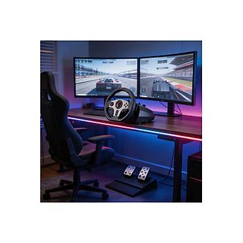 Rampage V900-S PS3/PS4/PC/XBOXONE/XBOX360 Uyumlu Pedall� Gaming Oyuncu Direksiyonu
