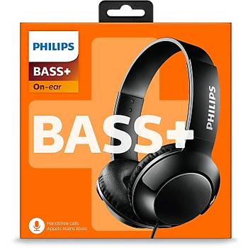 Philips Shl3075Bk/00 Bass+ Kafabantlý Mikrofonlu Kulaklýk Siyah