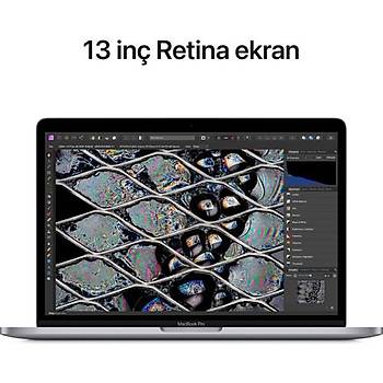 Apple MacBook Pro M2 2022 8C. CPU 10C.GPU 8GB 512GB SSD 13.3 macOS Uzay grisi MNEJ3TU/A 2 YIL APPLE TURKIYE GARANTILI