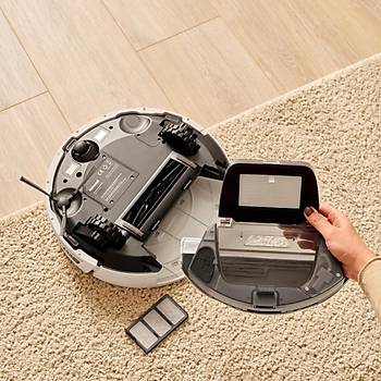 HOMENDALEX LASER 1291H MOPLU VE HARITALAMALI 5 KPA ROBOT SUPURGE BEYAZ 2025