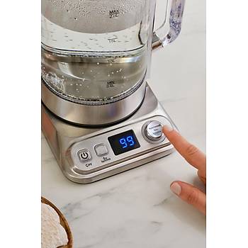 Karaca x Refika G�nl�bol Xl Cam �ay Makinesi Chrome