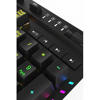 Pusat K3 Pro RGB Mekanik Trke Kablolu Oyuncu Klavyesi