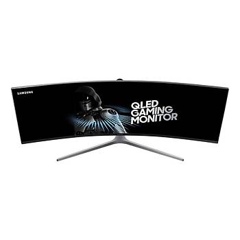 Samsung LC49HG90DMMXUF 49 1ms (2xHDMI+Display+mDisplay) Curved FreeSync 2 HDR600 QLED IPS Oyuncu Monitr