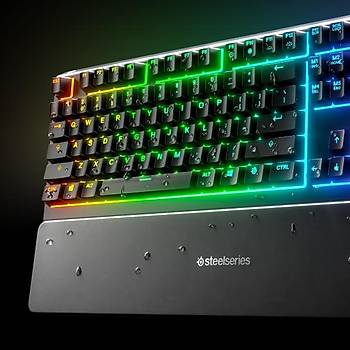 SteelSeries Apex 3 IP32 RGB Q T�rk�e Kablolu Oyuncu Klavyesi SSK64808