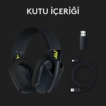 LOGITECHG G435 LIGHTSPEED KABLOSUZ OYUNCU KULAKLIGI SIYAH 981-001050