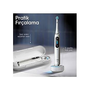 ORAL B iO 10 �arjl� Di� F�r�as� + Manyetik �arj + Seyahat Kab� Stardust Beyaz