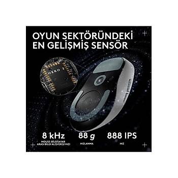 Logitech G PRO X Superlight 2C Beyaz 910-007539 44K Lightspeed Hero 2 Optik �arjl� 51gram Kablosuz Oyuncu Mouse