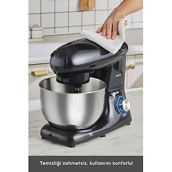 Karaca Multichef Stand Mikser Antrasit Mutfak �efi 1900W 5,5 Lt (K�yma �ekme /Sucuk-Sosis/��li K�fte Aparatl�)