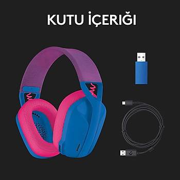 Logitech G435 Lightspeed Mavi 981-001062 Kablosuz Oyuncu Kulakl�k