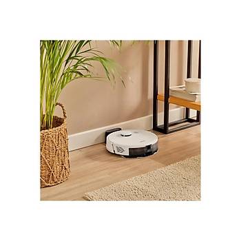HOMENDALEX LASER 1291H MOPLU VE HARITALAMALI 5 KPA ROBOT SUPURGE BEYAZ 2025