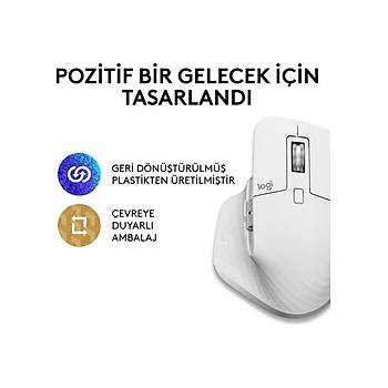 Logitech MX Master 3S For MAC Beyaz 910-006572 Optik �arjl� Kablosuz Mouse