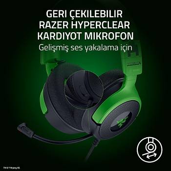 Razer Kraken V4 X Minecraft RZ04-05180200-R3M1 Chroma RGB Kablolu Oyuncu Kulakl�k