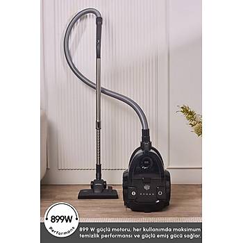 Karaca Vantuz Action Force X10 Elektrikli S�p�rge Siyah