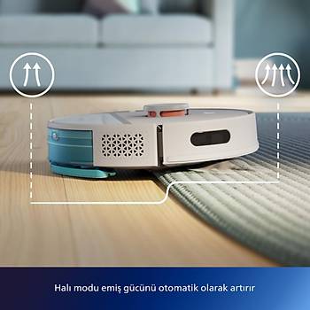 PHILIPS XU3110/02 HOMERUN ISLAK KURU MOPLU ISTASYONLU ROBOT SUPURGE BEYAZ