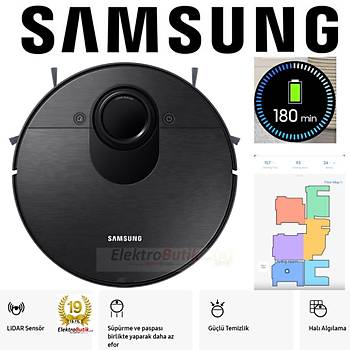 Samsung VR3MB77312K TR Lidar Sensorlu Akilli Robot Supurge