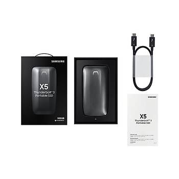 Tanabilir 500GB SSD X5 Thunderbolt?3 2800MB-2300Mb/sn MU-PB500B