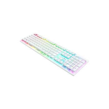 Razer DeathStalker V2 Pro Purple Switch ngilizce Kablosuz Beyaz Oyuncu Klavyesi RZ03-04363500-R3M1