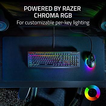 Razer BlackWidow V4X Turkce RZ03-04701200-R3L1 RGB Choroma Green Switch Kablolu Mekanik Oyuncu Klavye