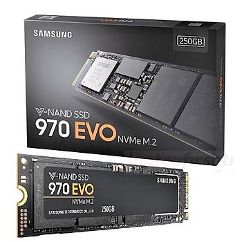 Samsung 250GB 970 Evo NVME M.2 SSD 3400/1500MB/S V7E250BW