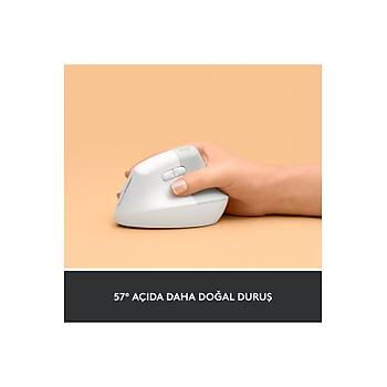 Logitech Lift BEYAZ 910-006475 Ergonomik Dikey Optik Kablosuz Mouse