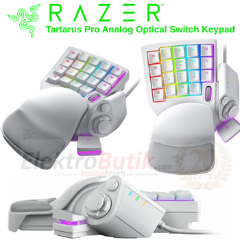 Razer Tartarus Pro Mercury Edition Analog Optical Switch Kablolu Oyuncu Tu Takm RZ07-03110200-R3M1