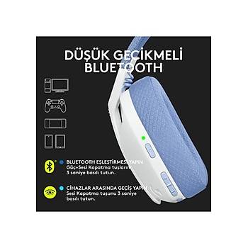Logitech G435 Lightspeed Beyaz 981-001074 Kablosuz Oyuncu Kulakl�k