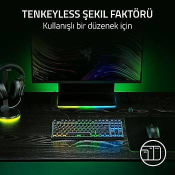 Razer Huntsman V3X Q Trke Tenkeyless Klavye Purple Switch RZ03-05021800-R3L1