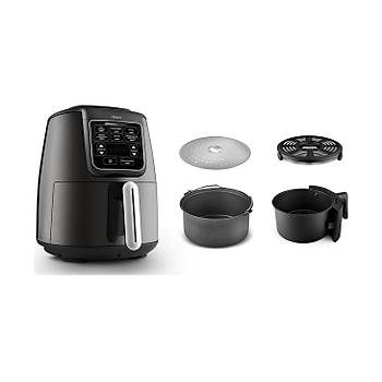 Karaca Connect Air Pro Cook XL 2 in 1 Uzaktan Eri�imli Airfryer Shadow Grey 4L