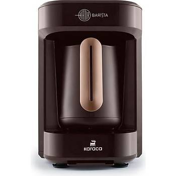 Karaca Hat�r Barista T�rk Kahve Makinesi ? 5 Fincan, S�t K�p�rtme ve S�tl� ��ecek Haz�rlama �zellikli, Kolay Temizlenen Ceviz Kahverengi