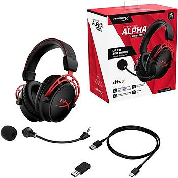 HyperX Cloud Alpha Wireless DTS 4P5D4AA Kablosuz Oyuncu Kulakl���