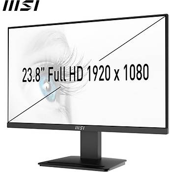 MSI 23.8 PRO MP2412 VA PANEL FULL HD 1MS 100HZ MONITOR