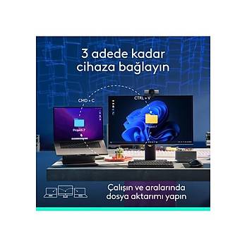 Logitech Mx Master 3s Bluetooth Edition Performans 8000 Dp� Optik Sens�rl� Sessiz Kablosuz Mouse, Siyah