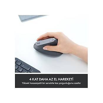 Logitech Mx Vertical Siyah 910-005448 Optik �arjl� Kablosuz Mouse