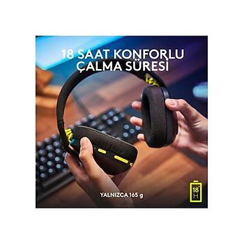 Logitech G G435 LIGHTSPEED Kablosuz Oyuncu Kulakl - Siyah 981-001050