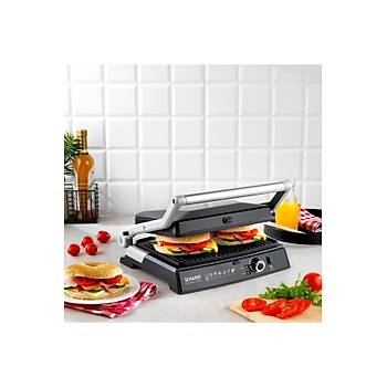 Schafer Concept Grill 2000 W ��kar�labilir Y�kanabilir Yap��maz D�k�m Plaka Tost Makinesi Siyah 2S082-25007-SIY01