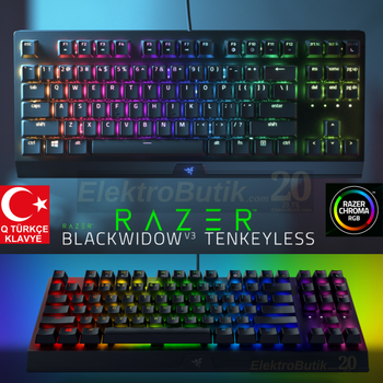Razer BlackWidow V3 TKL Siyah RZ03-03491000-R3L1 Green Switch T�rk�e Kablolu Mekanik Oyuncu Klavye