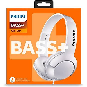 Philips BASS+Shl3075WT Bass+ Kafabantlý Mikrofonlu Kulaklýk Beyaz