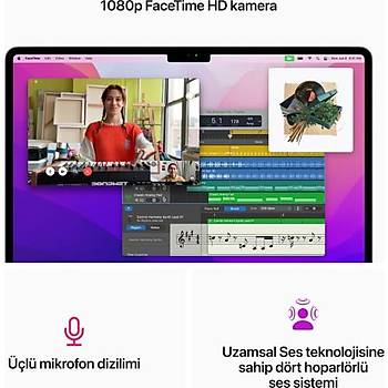 APPLE MACBOOK AIR M2 CIP 8GB 256GB SSD MACOS 13 UZAY GRISI MLXW3TU/A