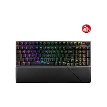 ASUS Rog Strix Scope II 96 WL/NX Snow/ABS/TR Q T�RK�E Kablosuz Mekanik Oyuncu Klavyesi