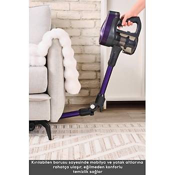 Karaca Vantuz Power Up Max Dikey S�p�rge Grape Purple