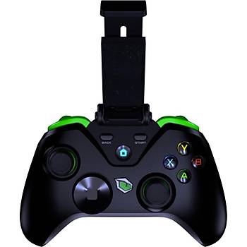 Pusat Clutch Titresim Geri Bildirimli Cift Mod Kablosuz Bluetooth ve 2.4 GHz Gamepad Siyah