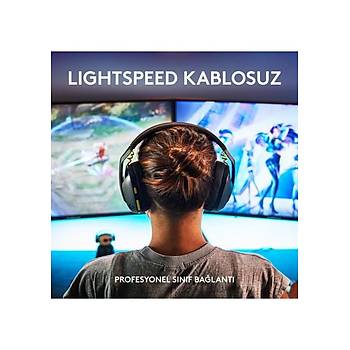 Logitech G G435 LIGHTSPEED Kablosuz Oyuncu Kulakl - Siyah 981-001050